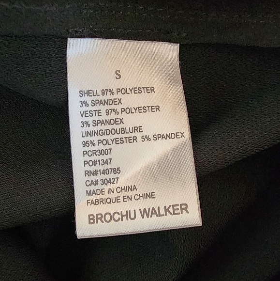 Brochu Walker The Andrei Belted Pant in Black Size Small NWOT - Picture 10 of 11